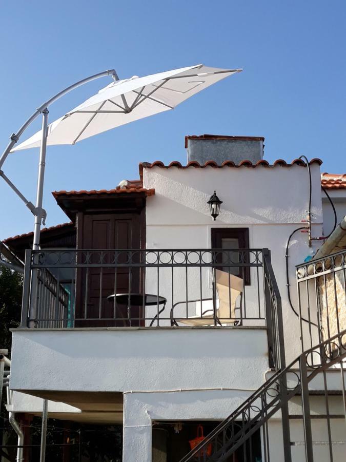 Atrium - Lafkos Villa Exterior foto