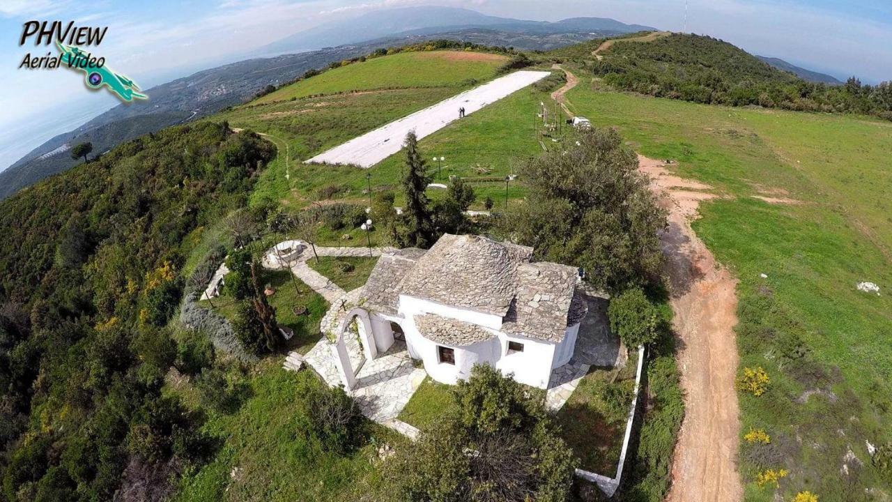 Atrium - Lafkos Villa Exterior foto